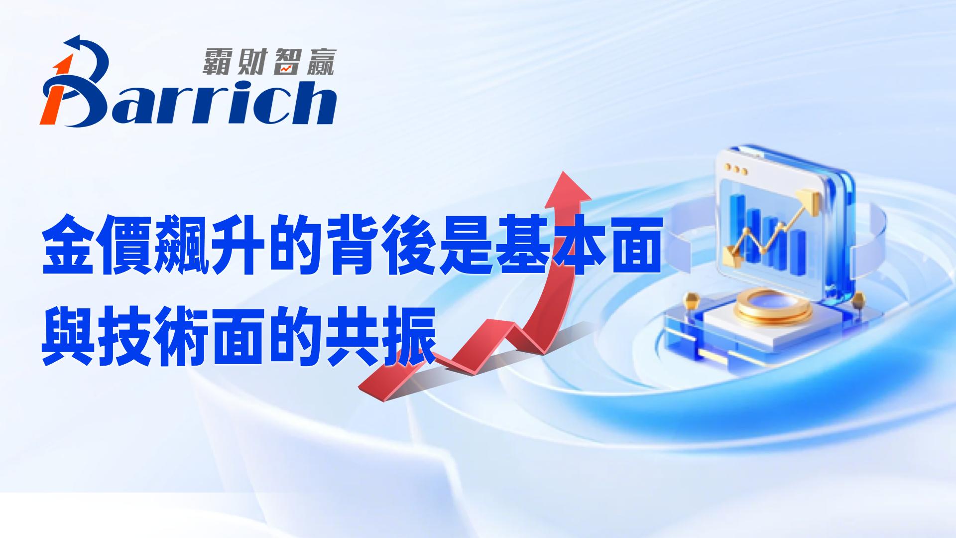 金价飙升的背后是基本面与技术面的共振