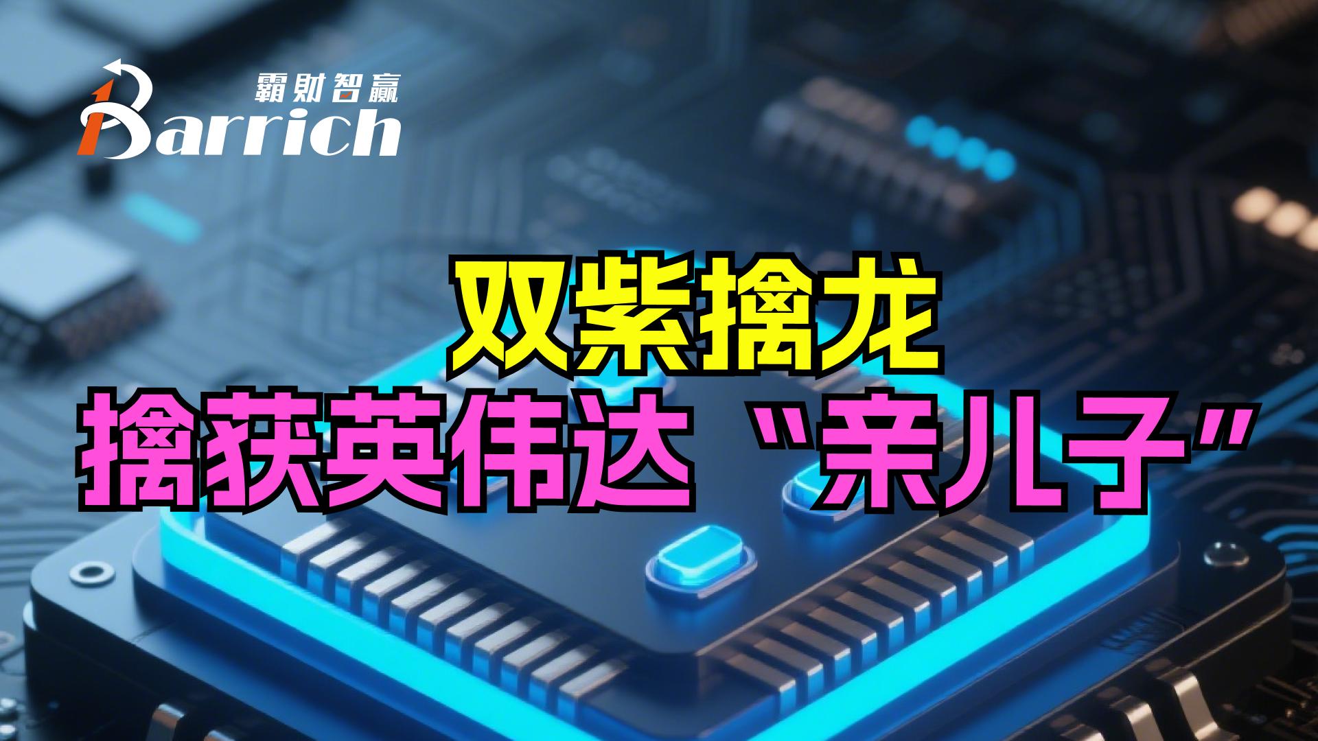 雙紫擒龍擒獲英偉達“親兒子”