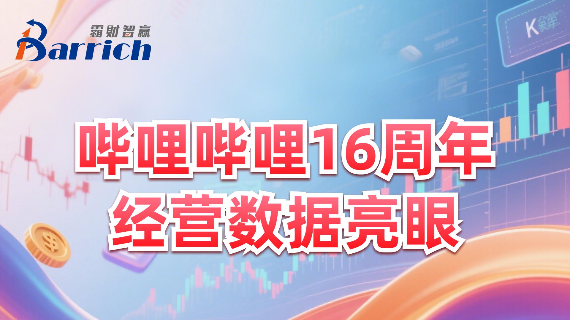 哔哩哔哩16周年经营数据亮眼